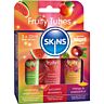 Kits Lubricantov SKINS Fruity z okusi lubenice, jagode in manga
