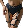 Pas SUBBLIME FETISH Garter z obroči