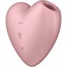 Vibrator Satisfyer Cutie Heart z dvojnim motorjem