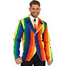 Costume Leg Avenue Blazer and Tie Rainbow Set