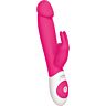 Vibrator Loviux Realistic Rabbit z istočasno stimulacijo