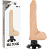 Masturbator BASECOCK 2-1 Natural 18.5 cm z močnim motorjem