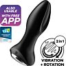 Analni plug Satisfyer Rotator Plug 2+ z vibracijo in rotacijo