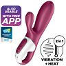 Vibrator Satisfyer Hot Bunny z daljinskim upravljalnikom in toploto