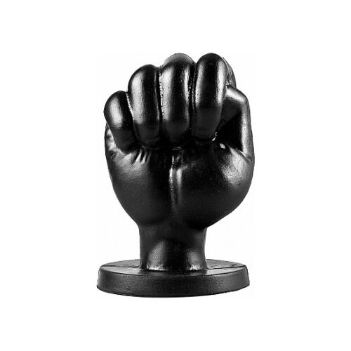 Plug anal ALL BLACK FIST 13 CM s obliko pesti