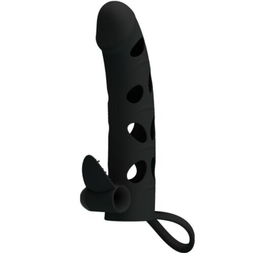 PRETTY LOVE MALE 15.2cm Silicone Penis Sleeve