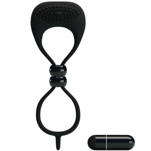 Obroč za penis Pretty Love Double Ring z vibracijo