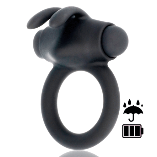 Obroč BLACK&SILVER AGRON RING 2.0 z vibracijami