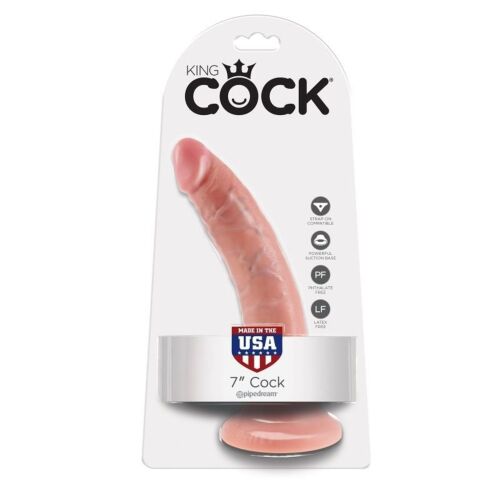 Dildo King Cock 7 z močno sesalno kapo