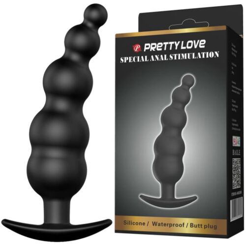 Analni čep PRETTY LOVE BOTTOM 11.8 CM za močno stimulacijo
