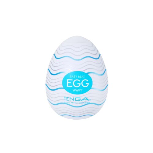 Masturbator Tenga EGG Wavy z različnimi teksturami