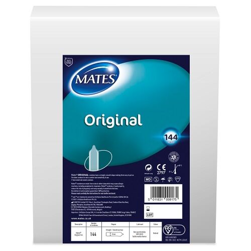 Kondom Mates Original BX144 z naravno barvo