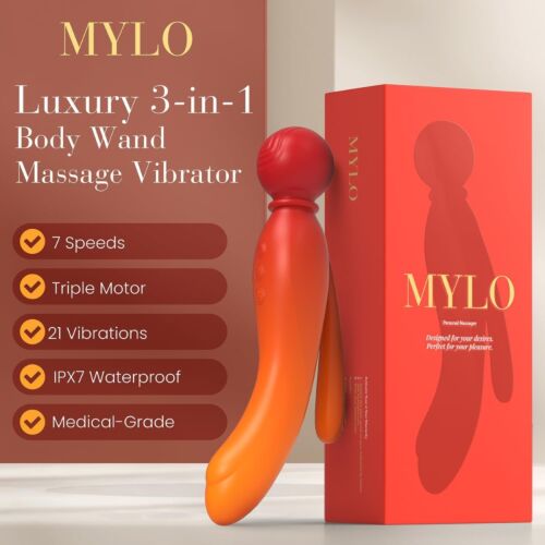 Wand Vibrator MYLO 3-in-1 Body Wand Massager