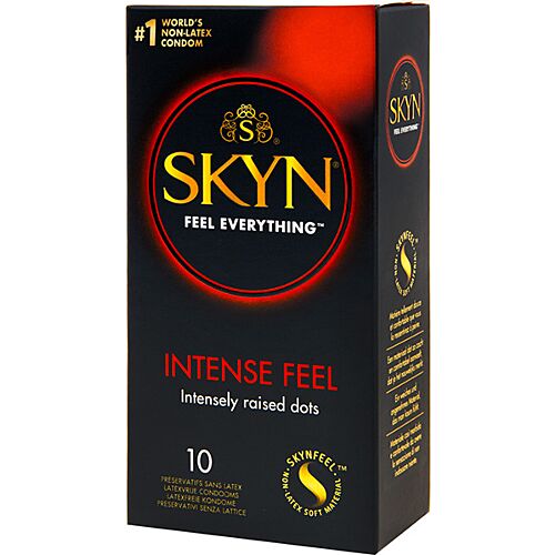 Kondomi Manix Skyn Intense Feel z teksturo