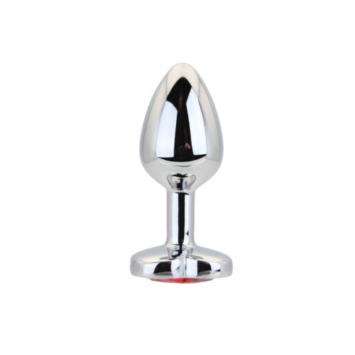 Butt Plug Toosh Heart Shaped Silver Small