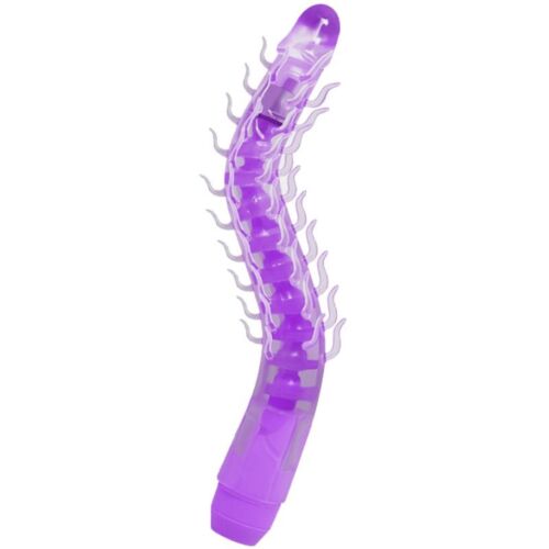 Dildo BAILE Flexi Vibe Sensual Spine 23,5 cm z močnimi vibracijami