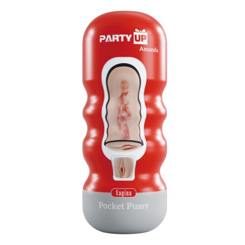 Masturbator PARTY UP Amanda z realističnim dizajnom