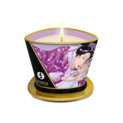 Masažna sveča Shunga 170ml z dišavo sivke