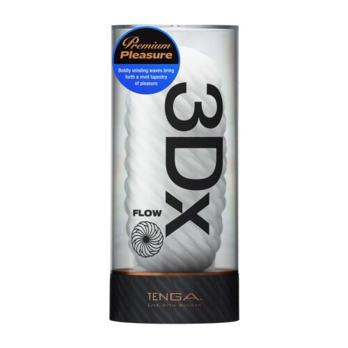 Masturbator Tenga 3DX Flow z dinamično stimulacijo