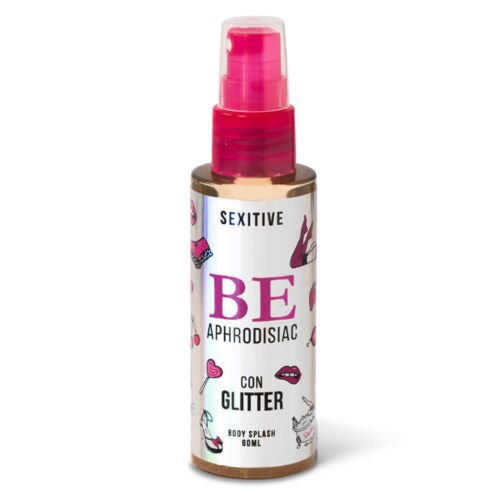 Afrodisijak Be Body Splash SEXITIVE z bleščicami