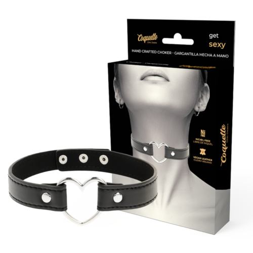 Ovratnik za bondage Coquette Chic Desire v eko usnju