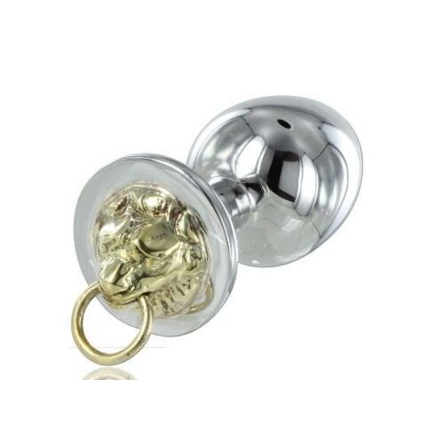 Analni čep METAL HARD z obročem za pritrditev