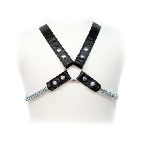 Pas za moške Leather Body Chain Harness II