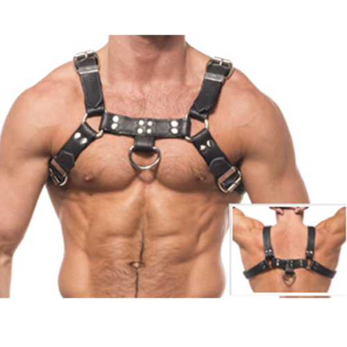 Pas LEATHER BODY CHAIN HARNESS III za moške