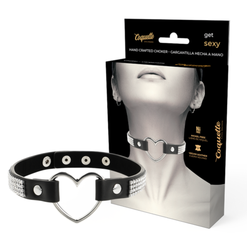 Ovratnik COQUETTE ACCESSORIES Chic Desire z usnjem