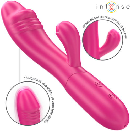 Vibrator INTENSE IVY s stimulativnim jezikom in 10 načini vibracij