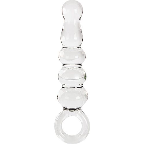 Dildo S Pleasures Crystal SOLARIS za analno in vaginalno stimulacijo