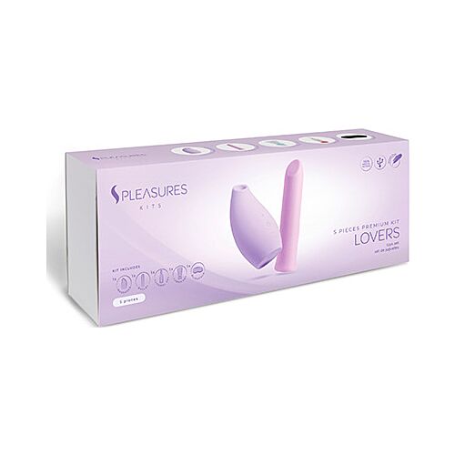 Pack Lovers Kit S Pleasures Kits z sesalcem in vibracijsko kroglico