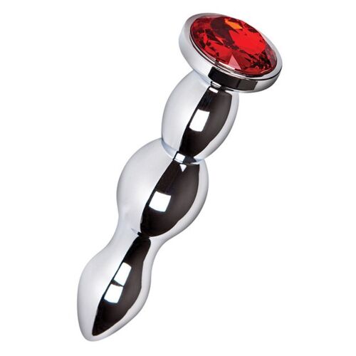 Plug S Pleasures Metal BOA za analno stimulacijo