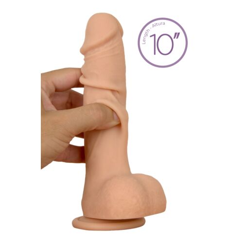 Dildo S Pleasures Realistic RICARDO 10" z ventuzo