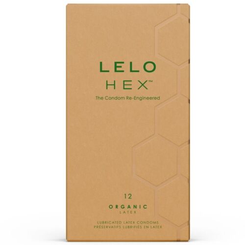 Kondomi LELO HEX Organic z organskim lateksom in L-argininom