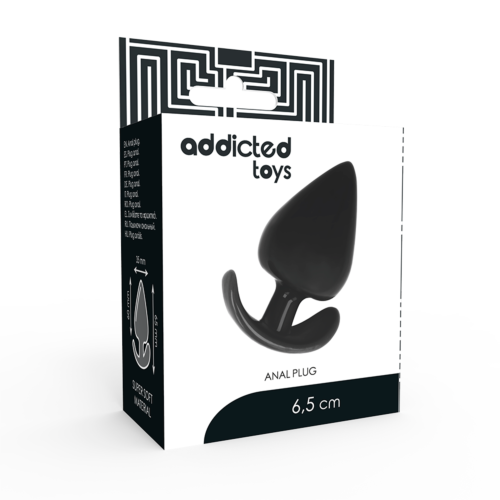Analni vtič ADDICTED TOYS 6.5 CM za udobno vstavljanje