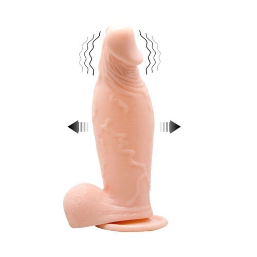 Dildo Inflatable Loviux z vibracijo in sesanjem