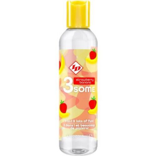 Lubrikant ID 3SOME z okusom Jagoda-Banan 118 ml