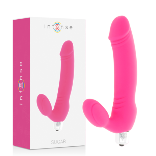 Dildo INTENSE HIGH TECH Sugar z 7 načini vibracije