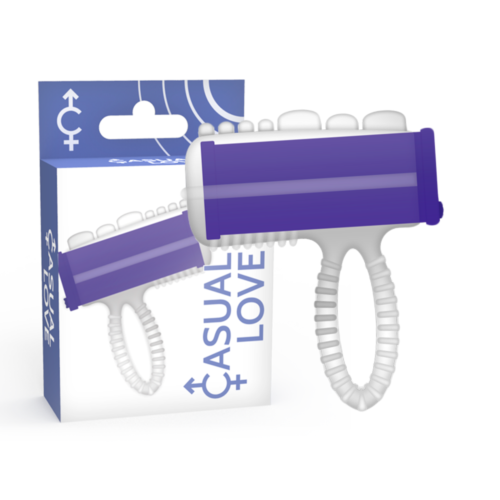 Vibrador Obroč Casual Love - Užitki na prstih ali jeziku