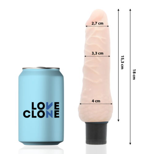 Vibrator LOVECLONE SVEN Samo-lubrikacijski 18.5 cm