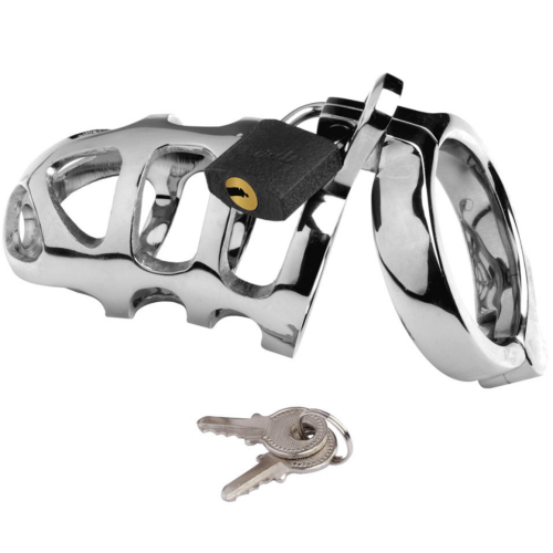 Obroč METAL HARD CAGE RING za zaklepanje erekcije