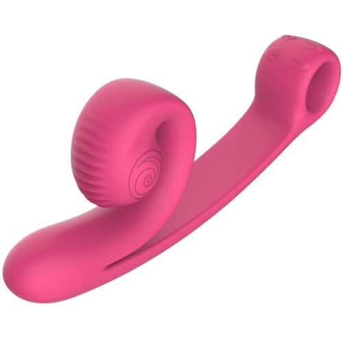 Vibrator SNAIL VIBE Curve z dvojno stimulacijo
