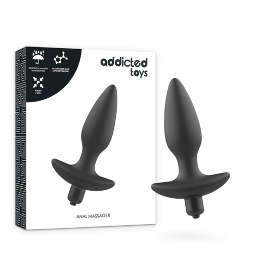 Analni plug Addicted Toys z vibracijo za prostate