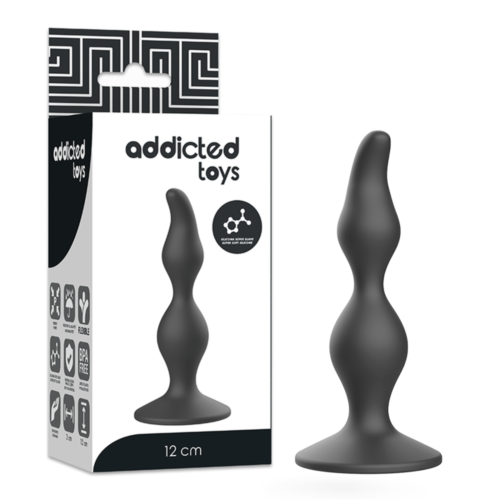 Analni plug Addicted Toys 12 cm z varnostno podlago