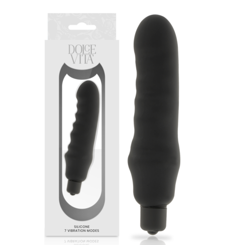 Vibrator DOLCE VITA Genius Black Silikon
