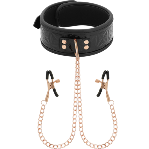 Collar in sponke BEGME Black Edition za bondage