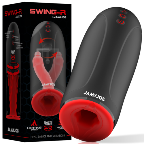 Masturbator JAMYJOB SWING-R z vibracijo in segrevanjem
