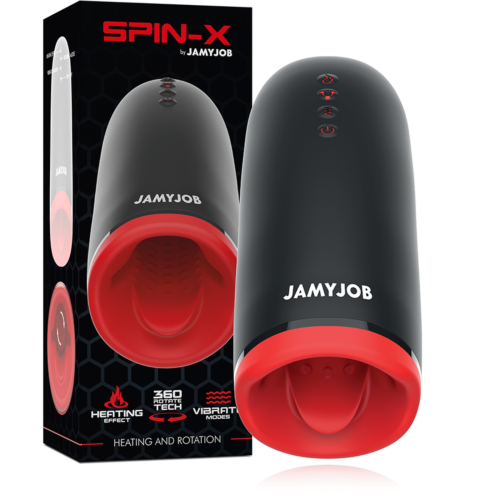 Masturbator JAMYJOB SPIN-X s rotacijo in toploto