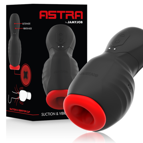 Masturbator JAMYJOB ASTRA z vibracijo in sesanjem